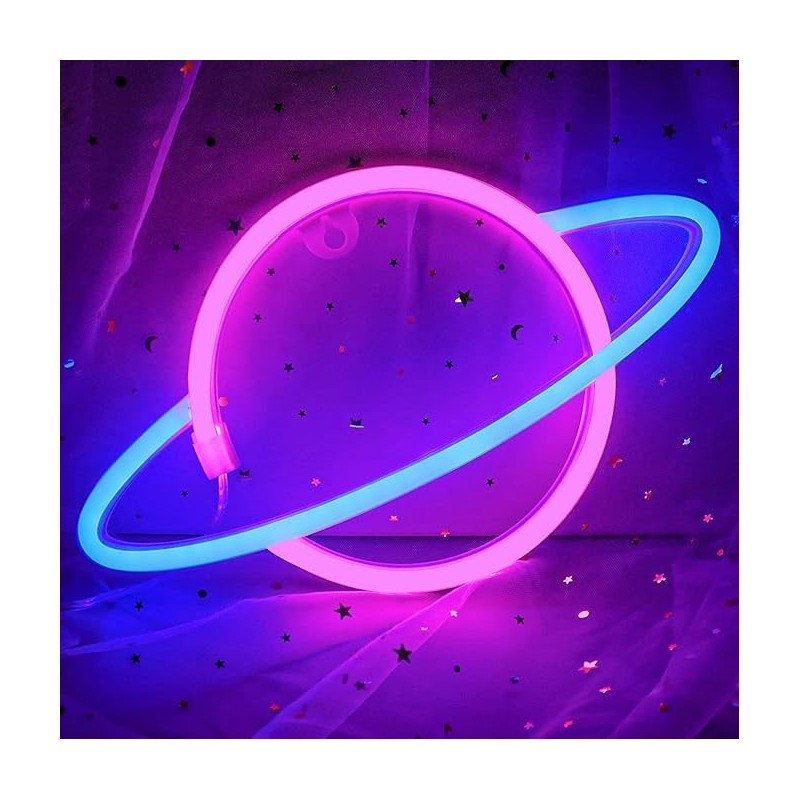 Saturn Neon Lighting